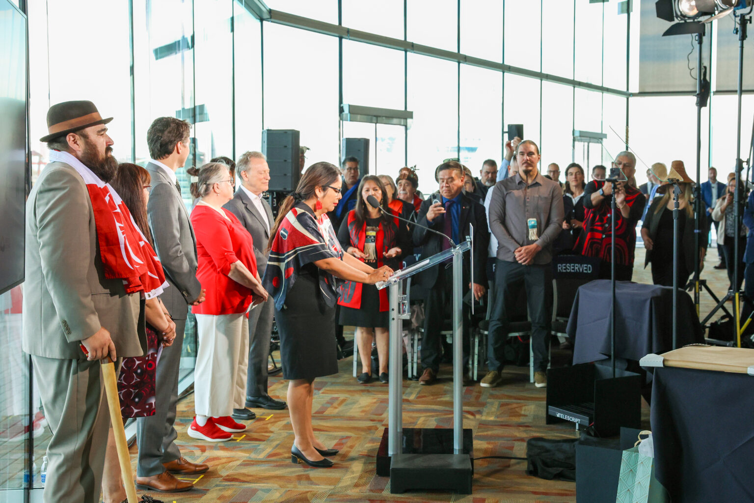 Coastal leaders announce Great Bear Sea iniatiave.